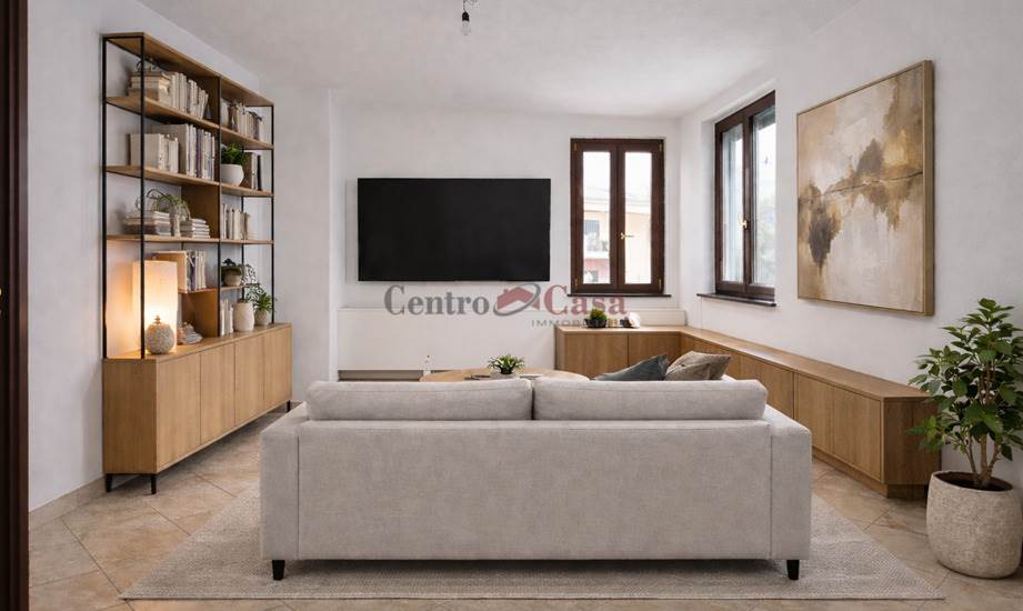 Render del soggiorno